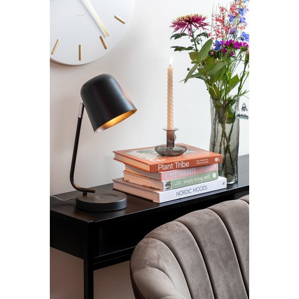 Czarna lampa stołowa (wysokość 38,5 cm) Encantar  – Leitmotiv-image-1