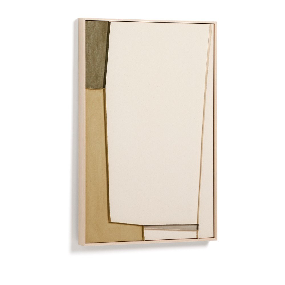 Ręcznie malowany/3D obraz z ramą w zestawie/na płótnie 60x90 cm Deravia – Kave Home