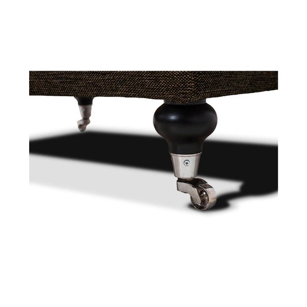 Brązowy taboret VIVONITA William-image-3