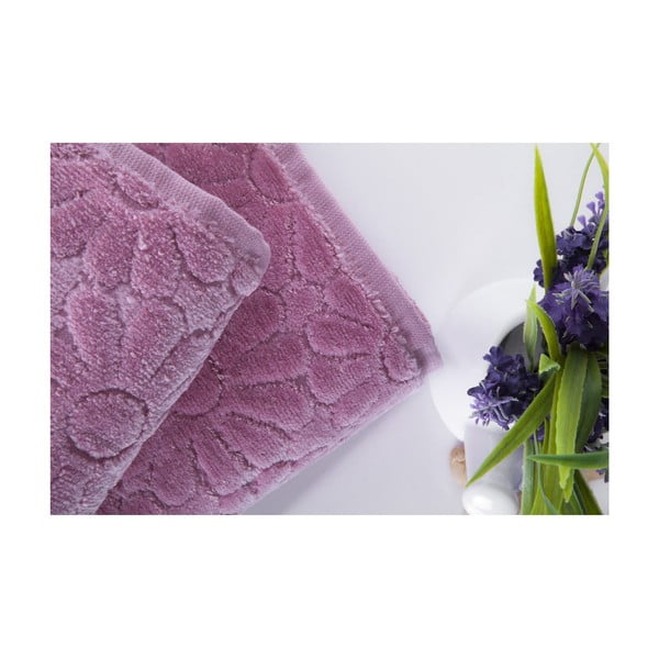 Zestaw 2 ręczników Samba Powder, 50x90 cm-image-1