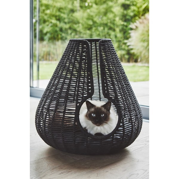 Antracytowe legowisko dla kotów ø 56 cm Perla Anthracite – MiaCara-image-4