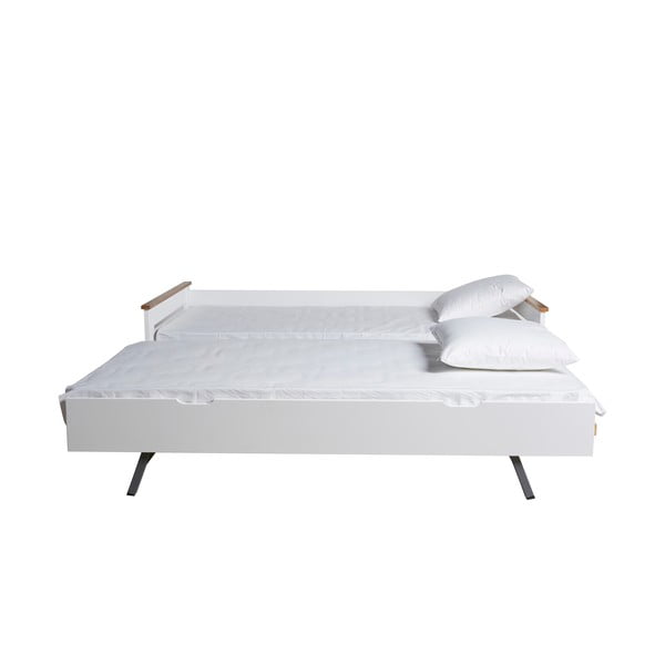 Białe rozkładane łóżko Marckeric Lola, 90x190 cm-image-4