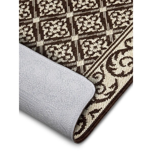 Brązowy chodnik do kuchni Hanse Home Weave Romb, 70x180 cm-image-4