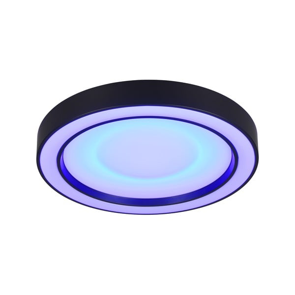 Czarno-biała lampa sufitowa LED ø 40 cm Arco – Reality-image-4