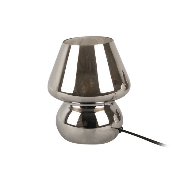 Szklana lampa stołowa w kolorze srebra Leitmotiv Glass, wys. 18 cm-image-2
