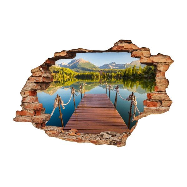 Naklejka Ambiance Panorama Mountain Lake, 60x90 cm-image-2