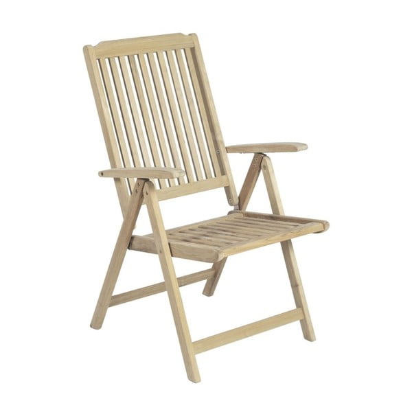 Brązowy drewniany fotel ogrodowy Solo – Garden Pleasure