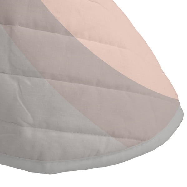 Różowo-szara bawełniana narzuta pikowana 180x260 cm Range – Blanc-image-3
