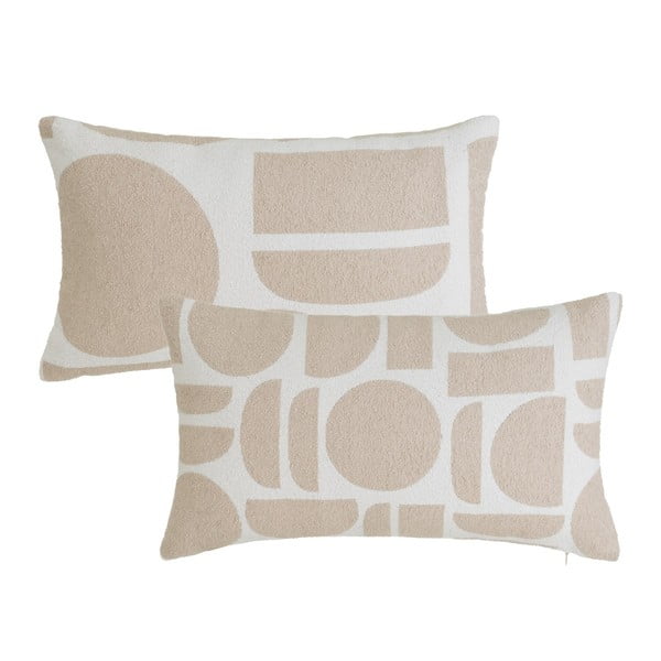 Poduszki dekoracyjne z materiału bouclé zestaw 2 szt. 30x50 cm Mid Century – Casa Selección