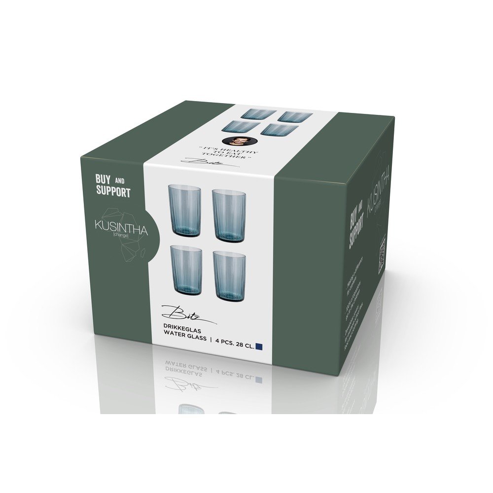 Szklanki zestaw 4 szt. 280 ml Kusintha – Bitz (zdjęcie 5)