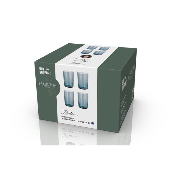 Szklanki zestaw 4 szt. 280 ml Kusintha – Bitz-image-4