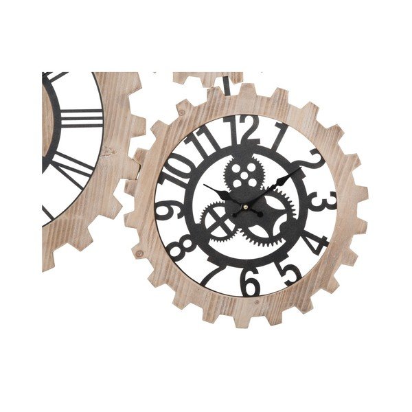 Potrójny zegar ścienny Mauro Ferretti Gears-image-3