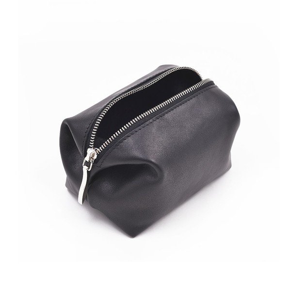 Puzderko skórzane Ferruccio Laconi Black-image-1