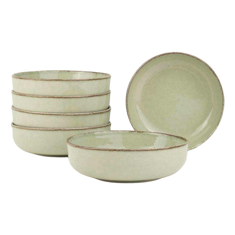 Jasnozielone porcelanowe miski zestaw 6 szt. 75 ml – Hermia