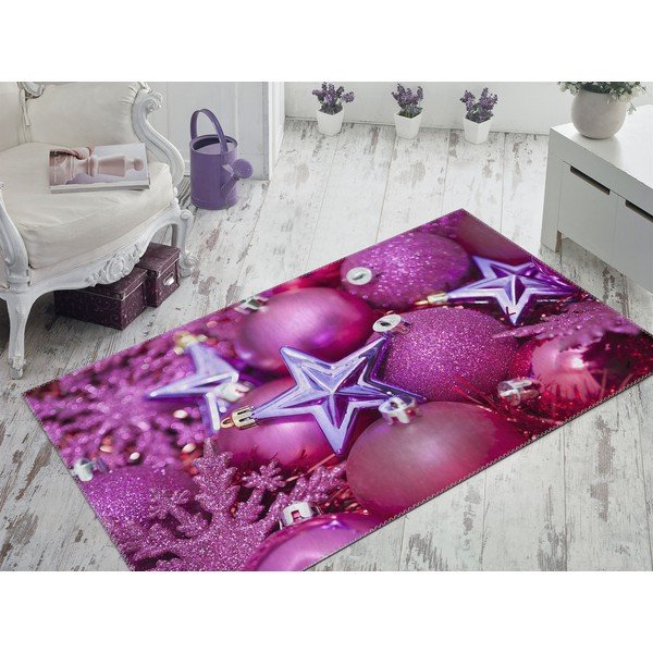 Dywan Vitaus Christmas Period Purple Deco, 50x80 cm-image-1