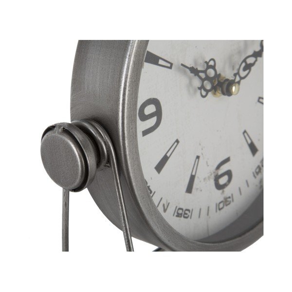 Zegar stołowy Mauro Ferretti Pull Silver, 25x23,5 cm-image-1