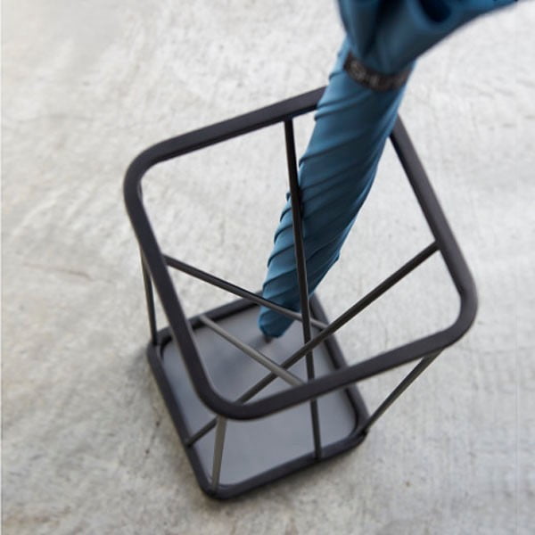 Czarny parasolnik YAMAZAKI 9 Square-image-2