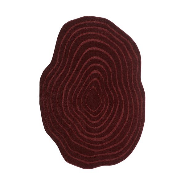 Bordowy dywan 160x230 cm Pebble – ESTE