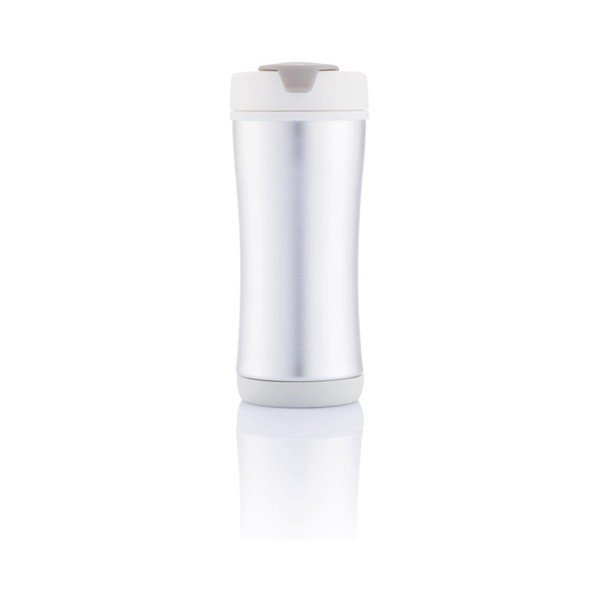 Kubek termiczny z białym wieczkiem XD Design Boom Eco, 200 ml-image-1