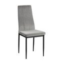 Szare aksamitne krzesła zestaw 2 szt. Kelly – Støraa