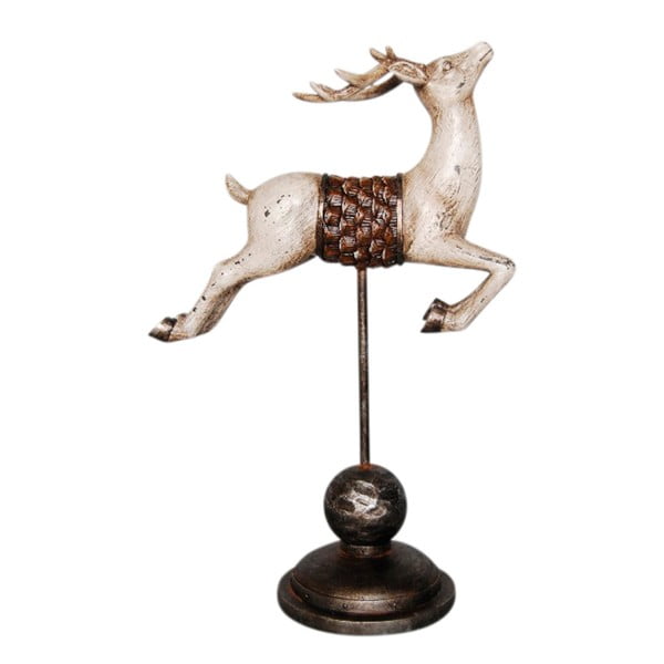Figurka dekoracyjna Côté Table Deer Hiver White