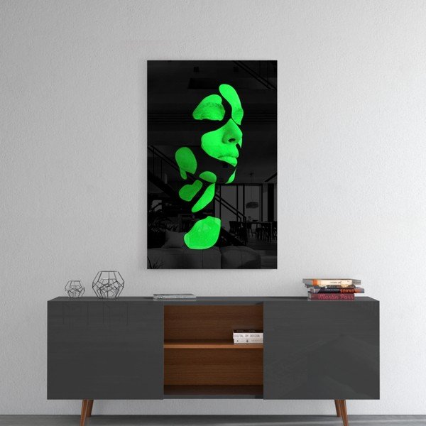 Szklany obraz Insigne Fragmented Green-image-1