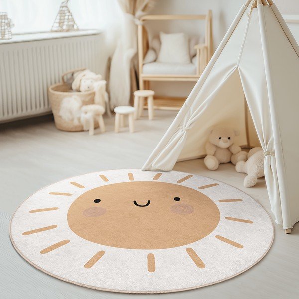 Dywan dziecięcy odpowiedni do prania ø100 cm Sunny World – Mila Home-image-1