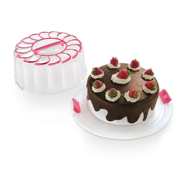 Pojemnik na tort Snips Cake Pink, 28 cm