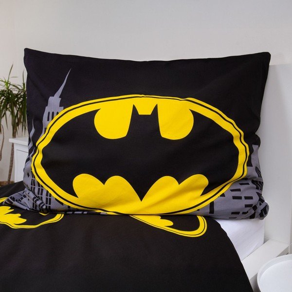 Bawełniana pościel dziecięca jednoosobowa 140x200 cm Batman "The Emblem" – Jerry Fabrics-image-4