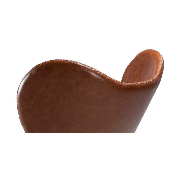 Brązowy fotel skórzany DAN-FORM Denmark Butterfly-image-4