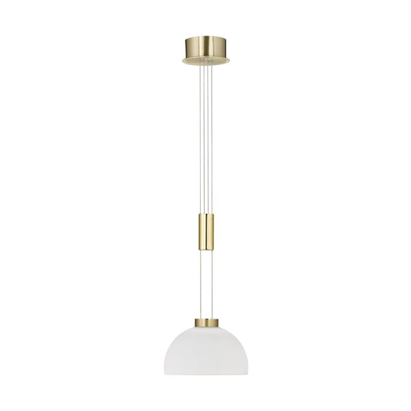 Lampa wisząca w biało-złotym kolorze Fischer & Honsel Avignon