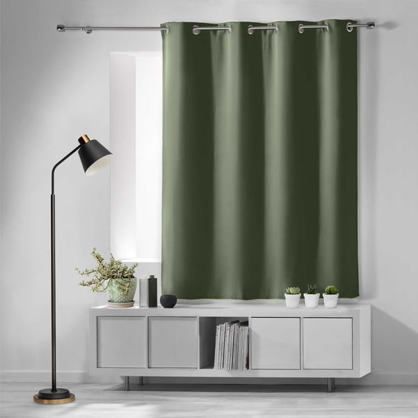 Zasłona zaciemniająca w kolorze khaki 135x180 cm Occult – douceur d'intérieur-image-2