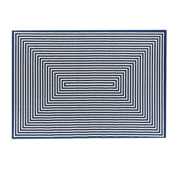 Ciemnoniebieski dywan odpowiedni na zewnątrz Floorita Braid, 160x230 cm-image-1