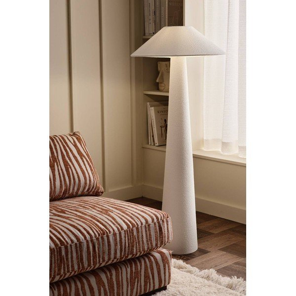 Biała tekstylna lampa stojąca (wysokość 123 cm) Mila – Ellos Home-image-1