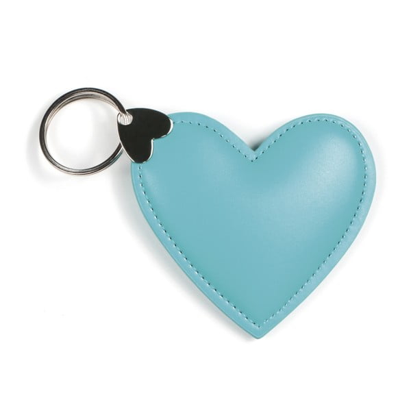 Niebieski breloczek na klucze GO Stationery Hearts Key