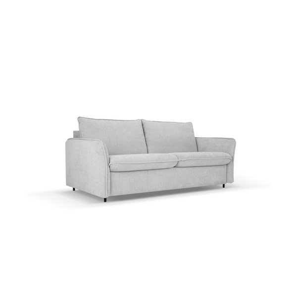 Jasnoszara rozkładana sofa 166 cm Dalida – Micadoni Home-image-2