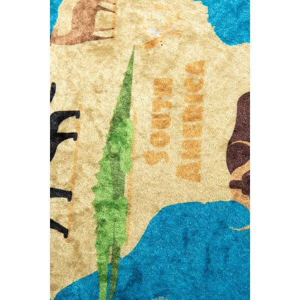 Niebieski antypoślizgowy dywan dziecięcy Conceptum Hypnose Map, 100x160 cm-image-3