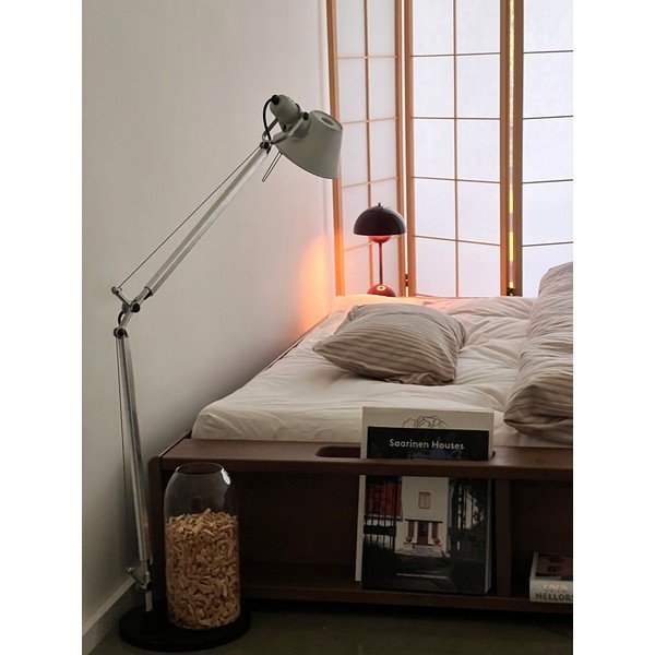 Brązowe łóżko dwuosobowe z drewna sosnowego ze stelażem 160x200 cm Ziggy – Karup Design-image-4