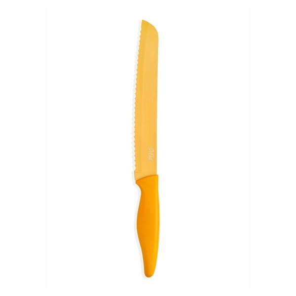 Pomarańczowy nóż do pieczywa The Mia, dł. 20 cm