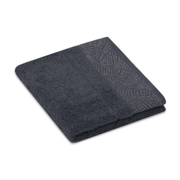 Ciemnoszare bawełniane ręczniki zestaw 3 szt. frotte Bellis – Restilo-image-1