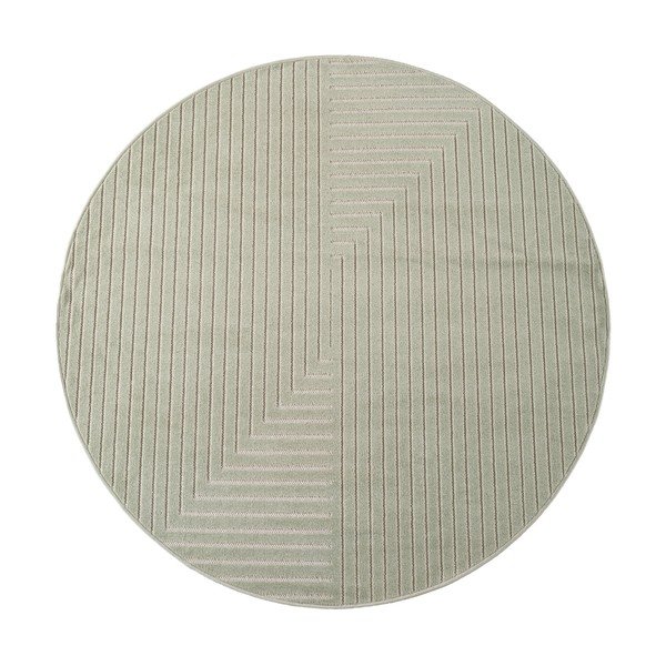 Zielony okrągły dywan odpowiedni na zewnątrz ø 160 cm Nova 1202 – Ayyildiz Carpets