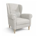 Beżowy fotel typu uszak Swan – Ropez