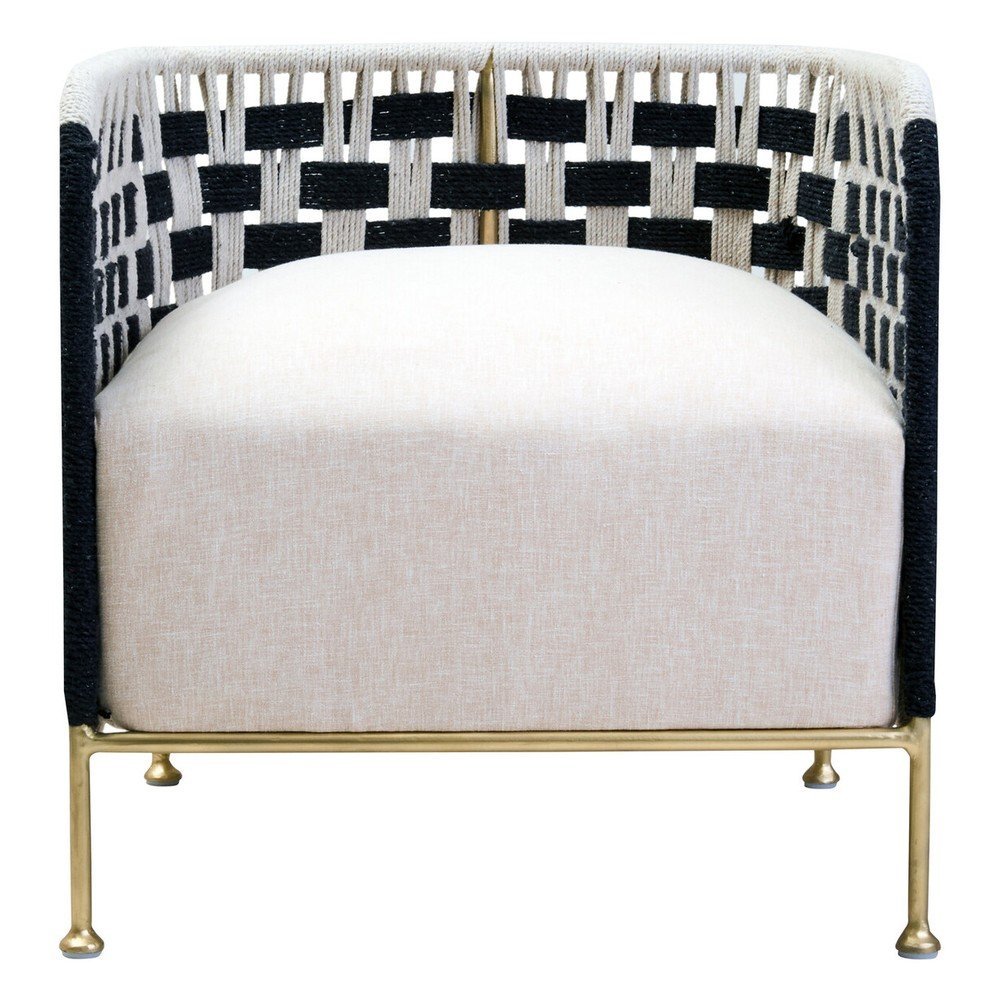 Czarno-biały fotel Satna – Premier Housewares (zdjęcie 6)