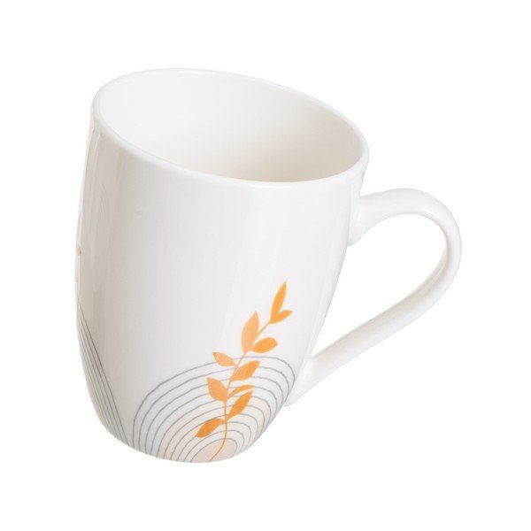 Białe kamionkowe kubki zestaw 4 szt. 350 ml Sunset – Casa Selección-image-4