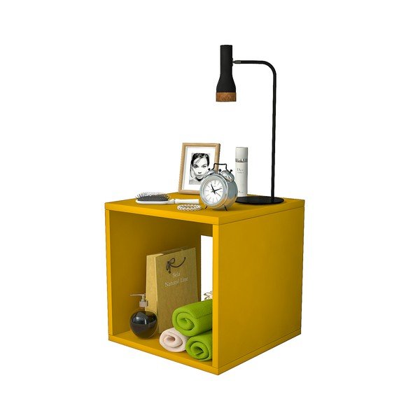 Żółty stolik nocny Biga - Gauge Concept-image-2