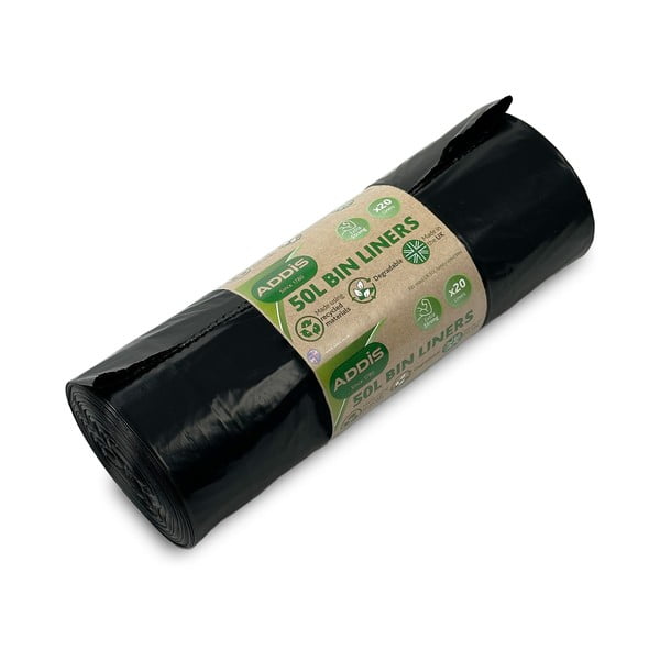 Worki na śmieci zestaw 20 szt. 50 l – Addis
