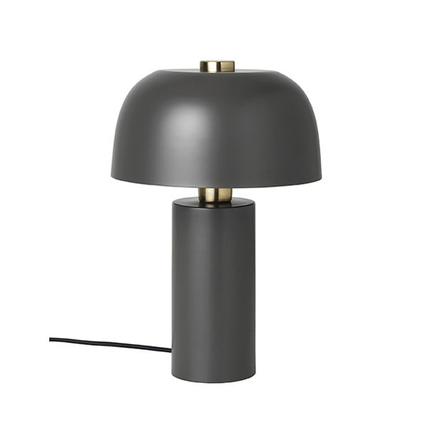 Czarna lampa stołowa Cozy living Lulu, wys. 37 cm