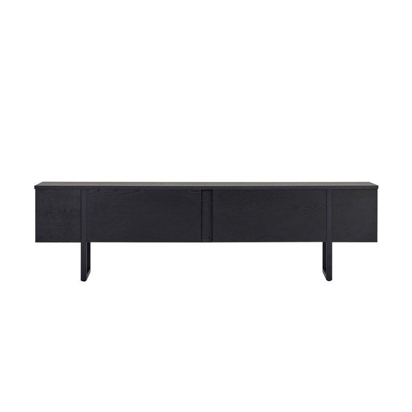 Czarna szafka pod TV 180x50x30 cm Onera – Kalune Design-image-3