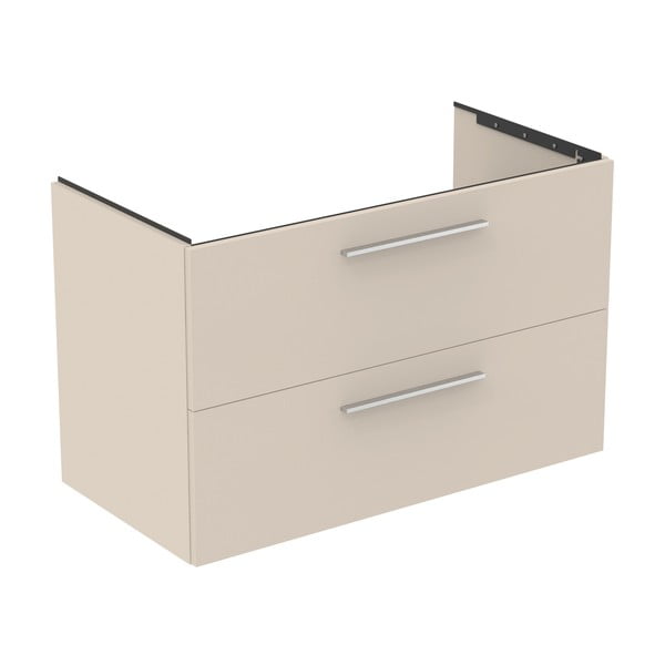 Kremowa wisząca szafka pod umywalkę 100x63 cm i.Life B – Ideal Standard-image-4