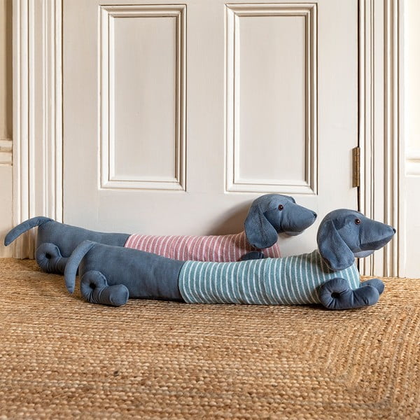 Różowo-szara taśma uszczelniająca 17x76 cm Sausage Dog – Rex London-image-1